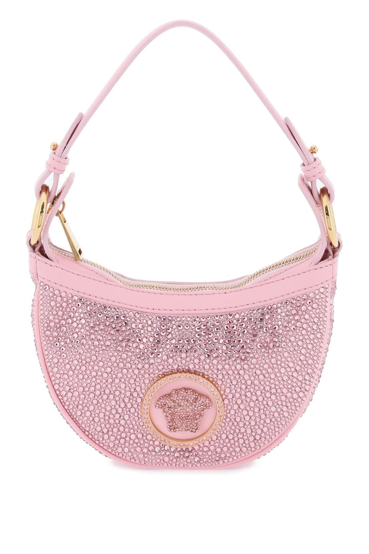 Bags - Versace Repeat Mini Hobo Bag With Crystals - 232417ABS000030 - 1P88V - os - Ask Me Wear