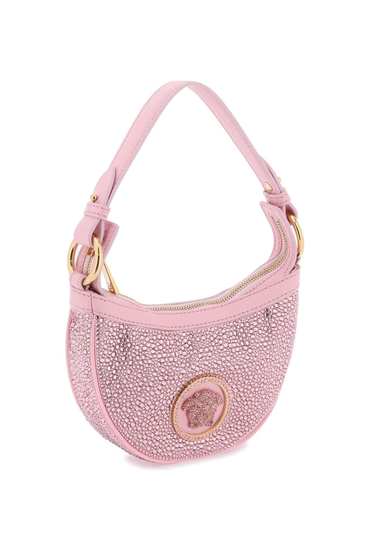 Bags - Versace Repeat Mini Hobo Bag With Crystals - 232417ABS000030 - 1P88V - os - Ask Me Wear