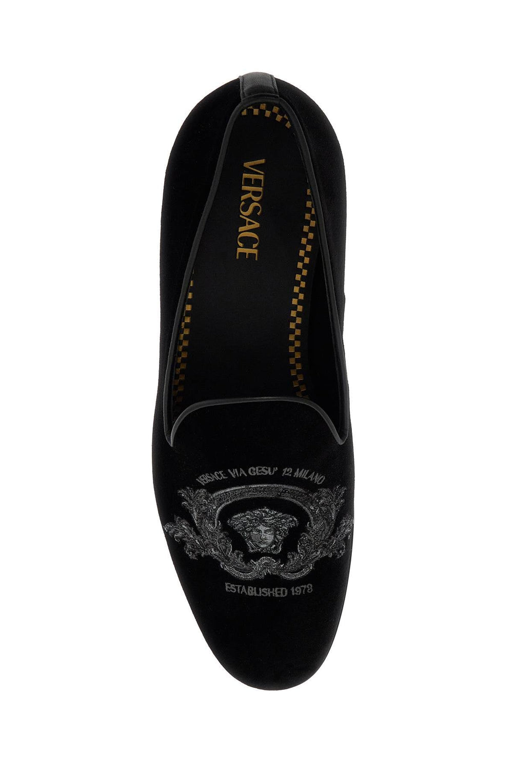 Shoes - Versace 'velvet Medusa Lo - 242417LSP000002 - 1B000 - 44 - Ask Me Wear