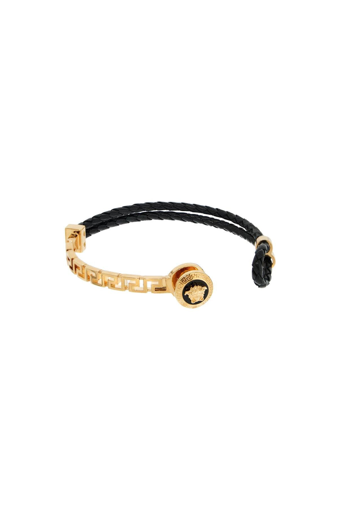 Bracelets - Versace Woven Leather Bracelet - 242417FBG000014 - 4J120 - l - Ask Me Wear