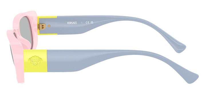 VersaceSunglasses - Versace Kids VK 4003U 5440CV Rectangle Plastic Pink Sunglasses with Grey Lens - VK_4003U_5440CV_47mm - Ask Me Wear