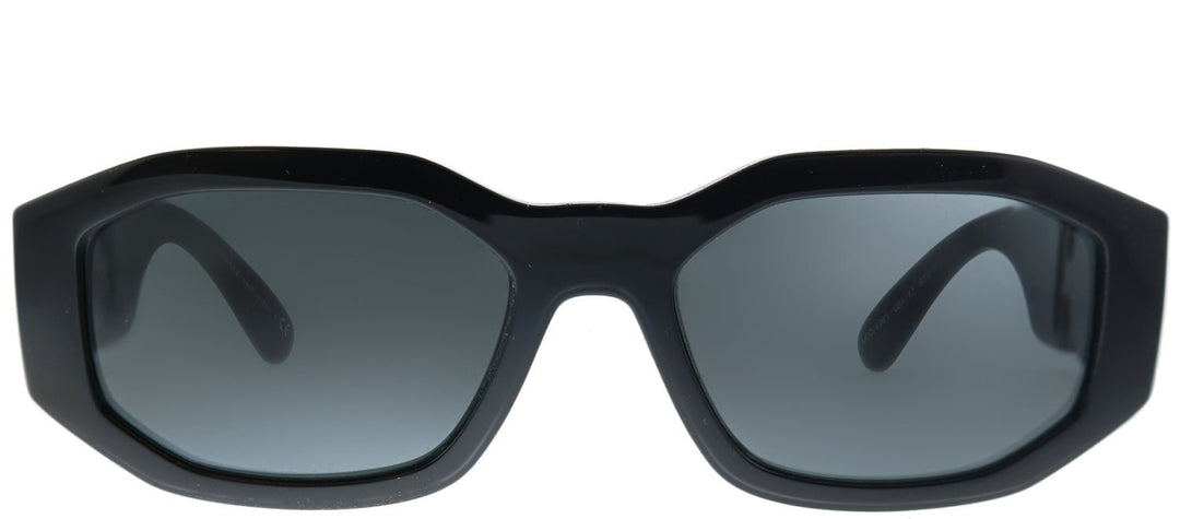 VersaceSunglasses - Versace VE 4361 GB1/87 Geometric Plastic Black Sunglasses with Grey Lens - VE_4361_GB1/87 - Ask Me Wear