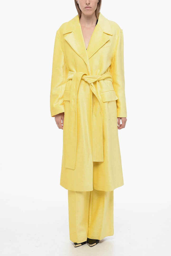 Other - Victoria Beckham Chenille Coat with Raw - Cut Trims Details - 5056290322587 - Ask Me Wear