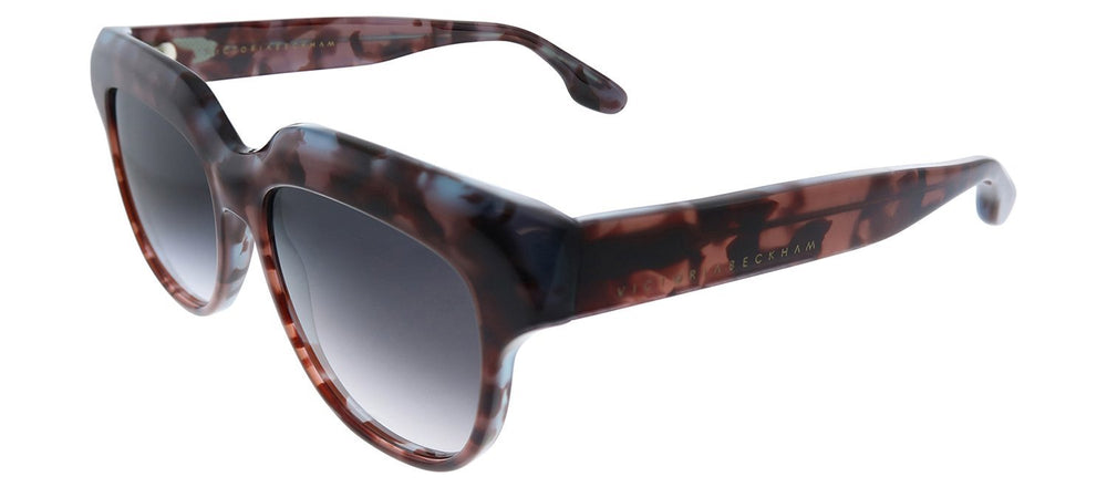 Victoria BeckhamSunglasses - Victoria Beckham VB 604S 511 Square Plastic Purple Sunglasses with Blue Gradient Lens - VB_604S_511_54mm - Ask Me Wear