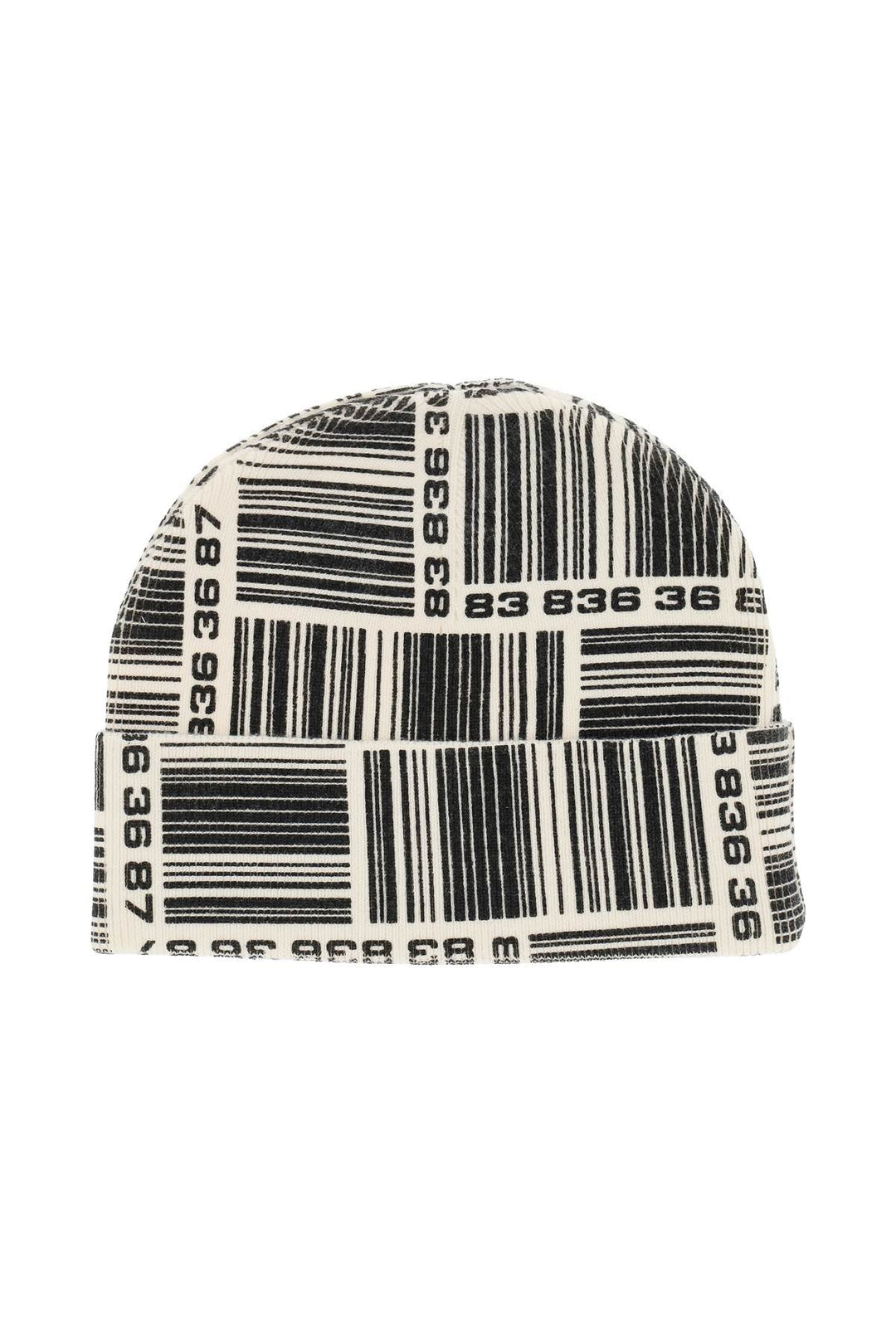 Other - Vtmnts Barcode Monogram Beanie Hat - 221379FPP000003 - WHITE - os - Ask Me Wear