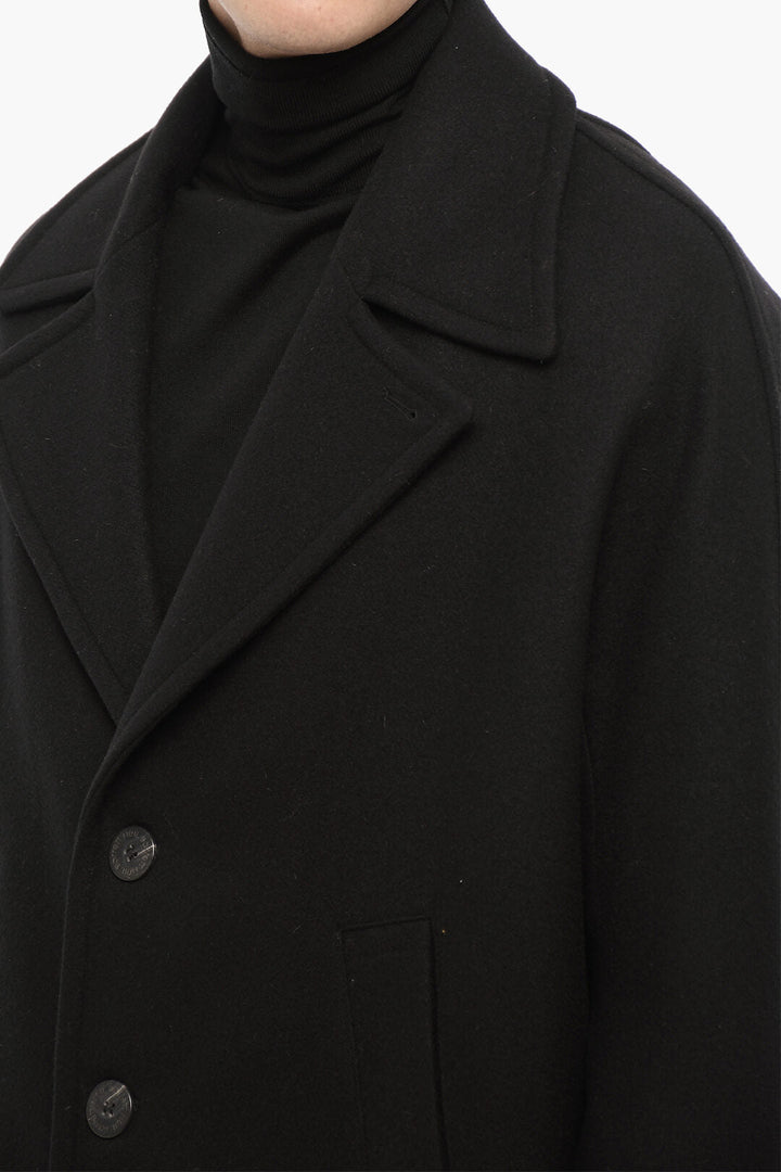 Neil Barrett Wool Blend Oversized Peacoat