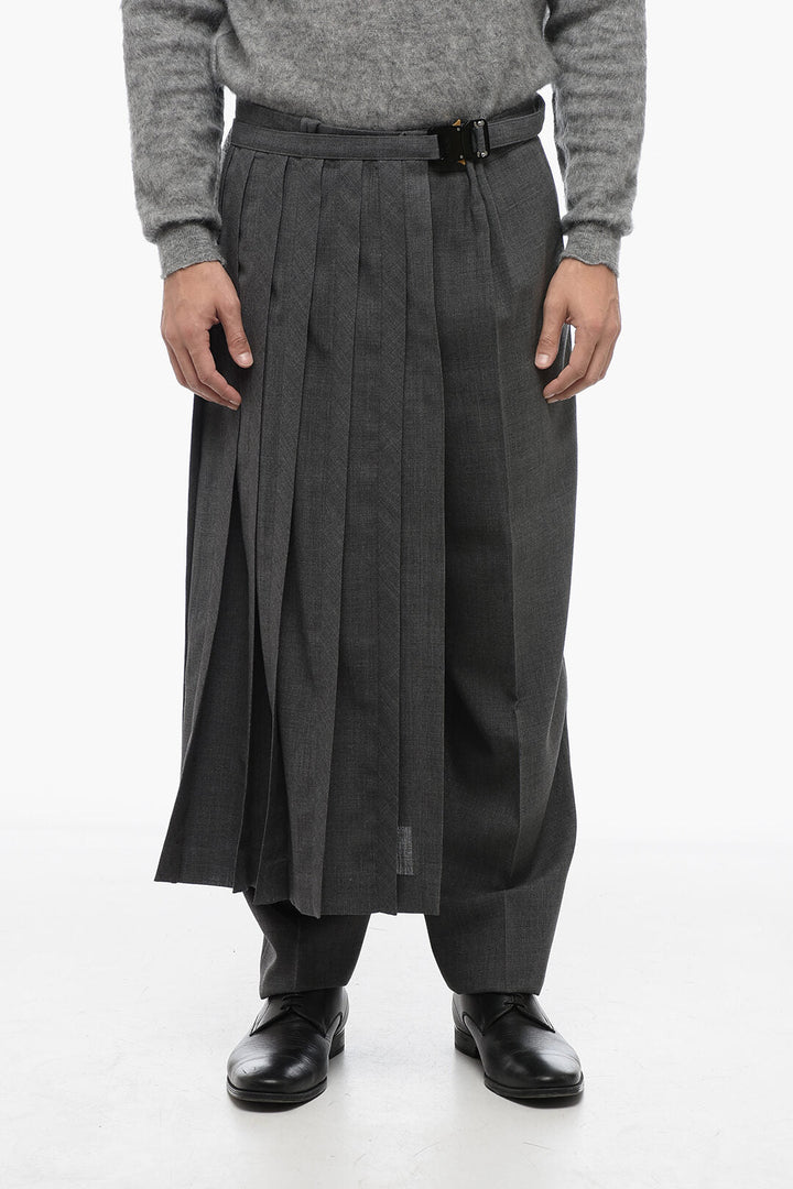 Dior Wool Kilt With Buckle