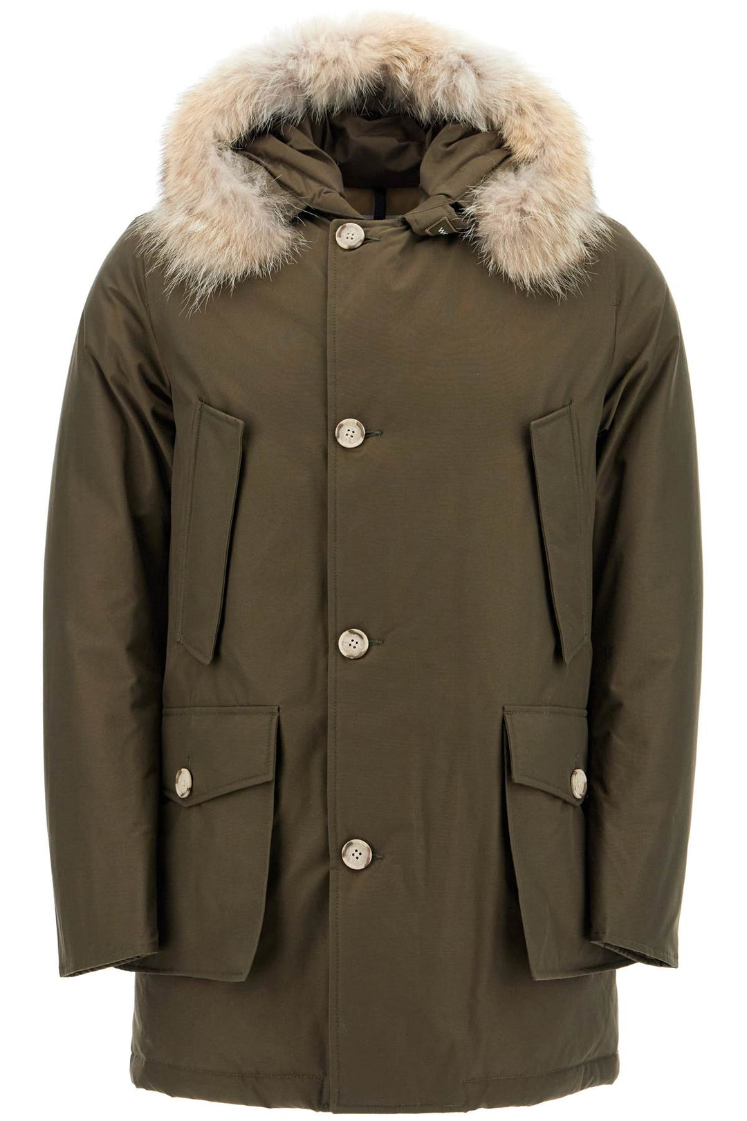 Clothing - Woolrich "arctic Parka In Ramar Cloth - 242027UPI000002 - DAG - l - Ask Me Wear