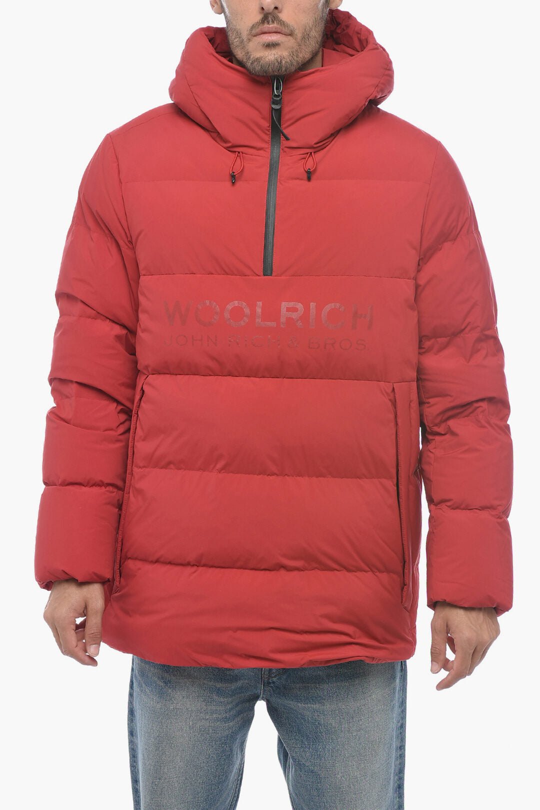 Other - Woolrich Half - zipped COMFORT Down Jacket - 8058321746956 - Ask Me Wear