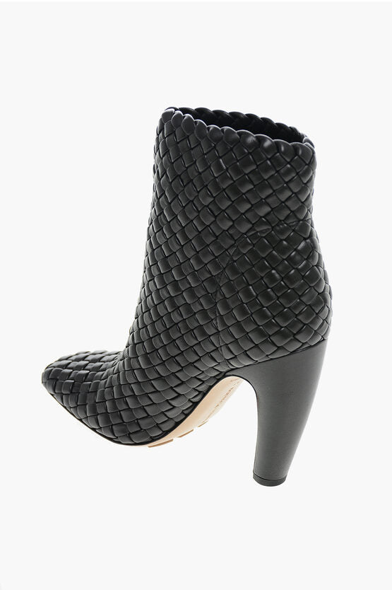 Bottega Veneta Botines CANALAZZO de piel tejida 10cm