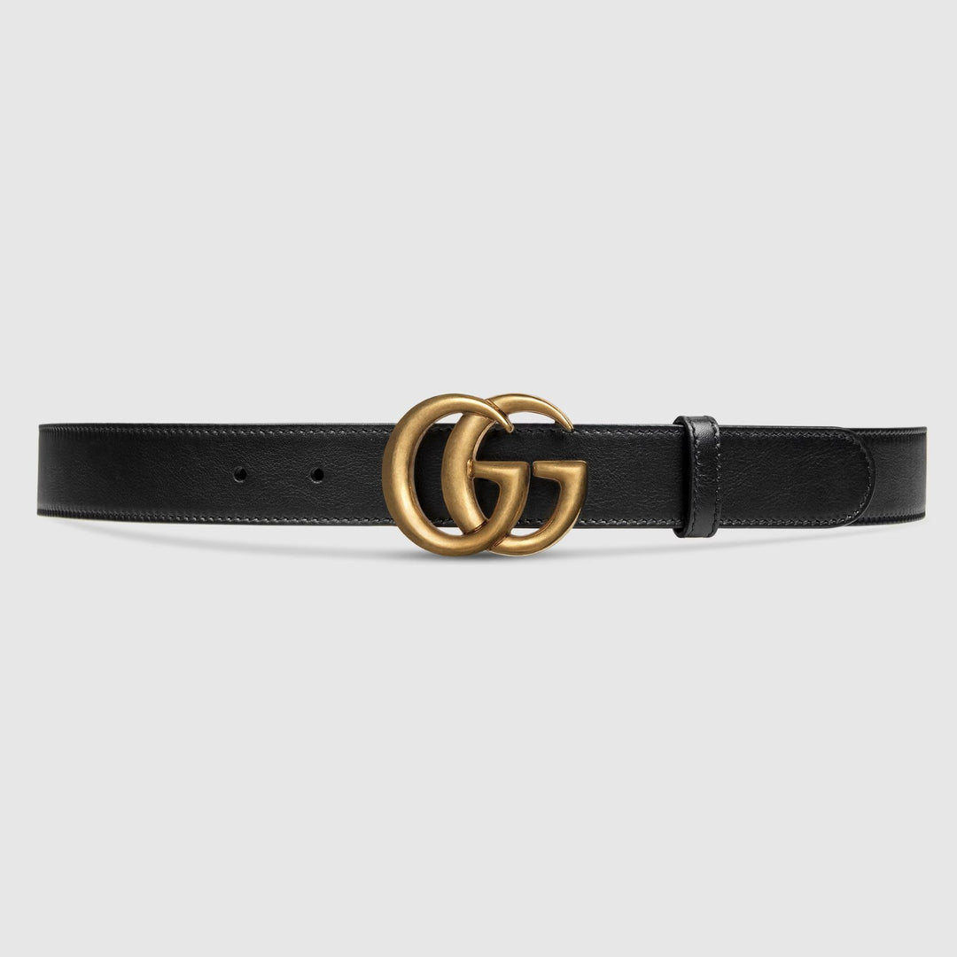Belt - Gucci 2015 Re-edition wide leather belt - 414516 AP00T 1000 - Ask Me Wear