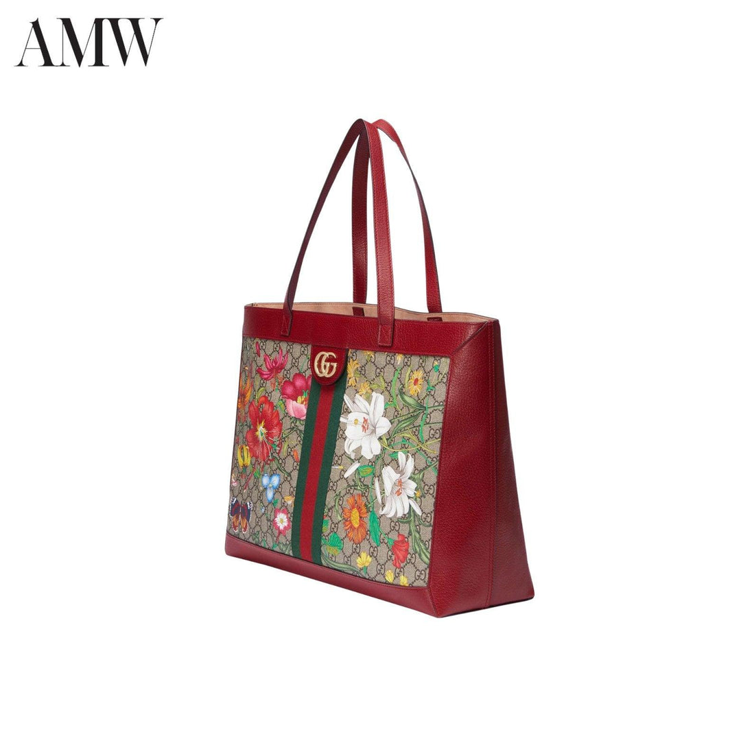 GUCCI Flora Print Tote Bag - 547947HWHAC8722 - Ask Me Wear