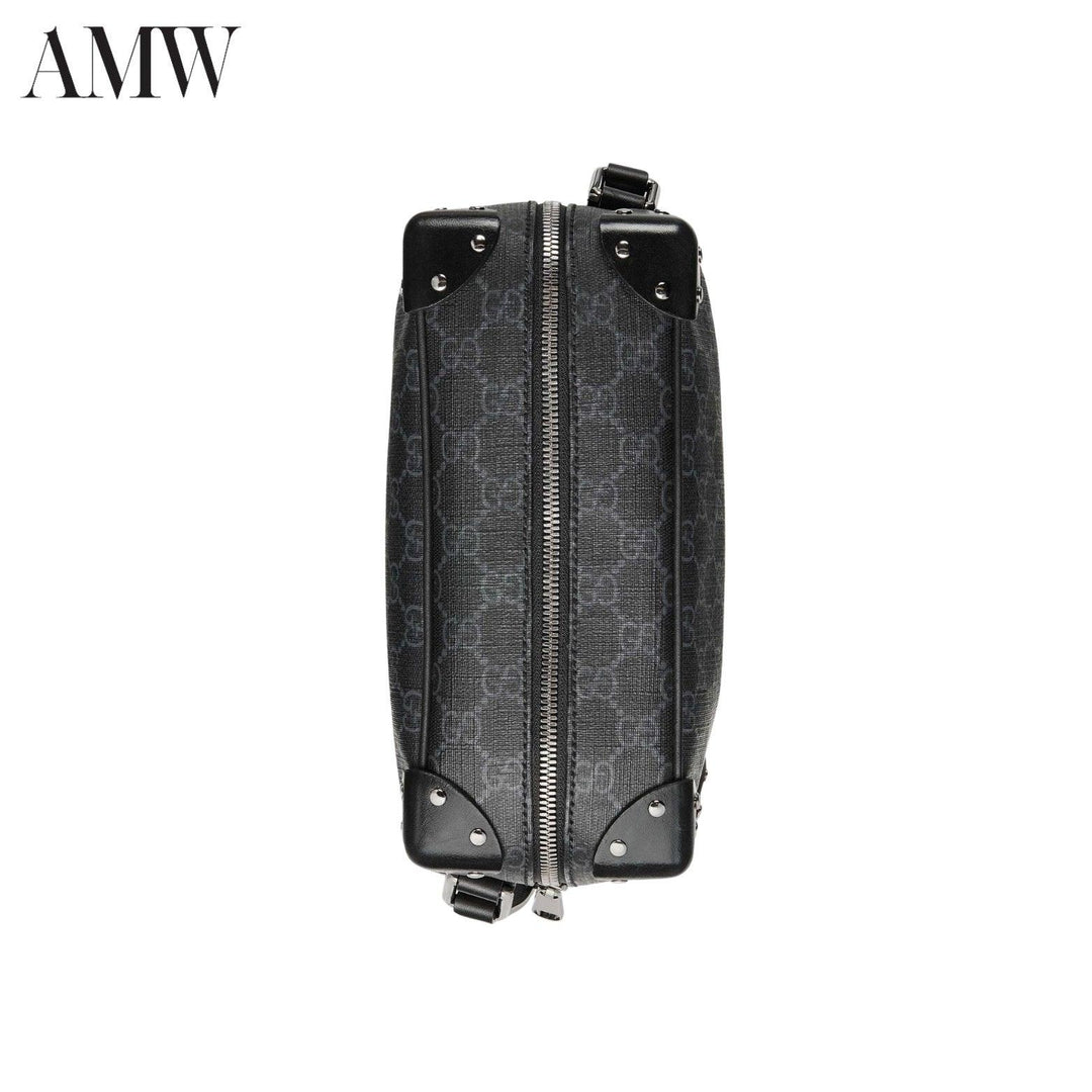 GUCCI GG Shoulder Bag With Leather Details - 626363HUHFN1000 - Ask Me Wear