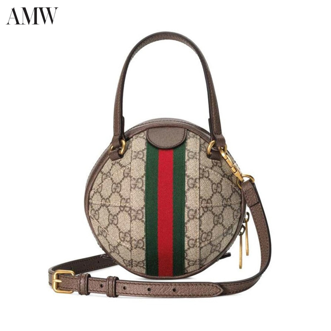 GUCCI Ophidia Mini GG Sphere Top-handle Bowler Bag in Beige - 57479496I3T8745 - Ask Me Wear