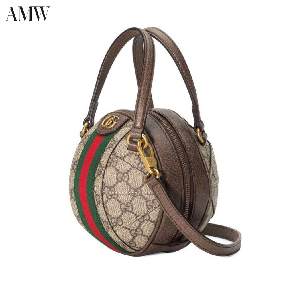 GUCCI Ophidia Mini GG Sphere Top-handle Bowler Bag in Beige - 57479496I3T8745 - Ask Me Wear