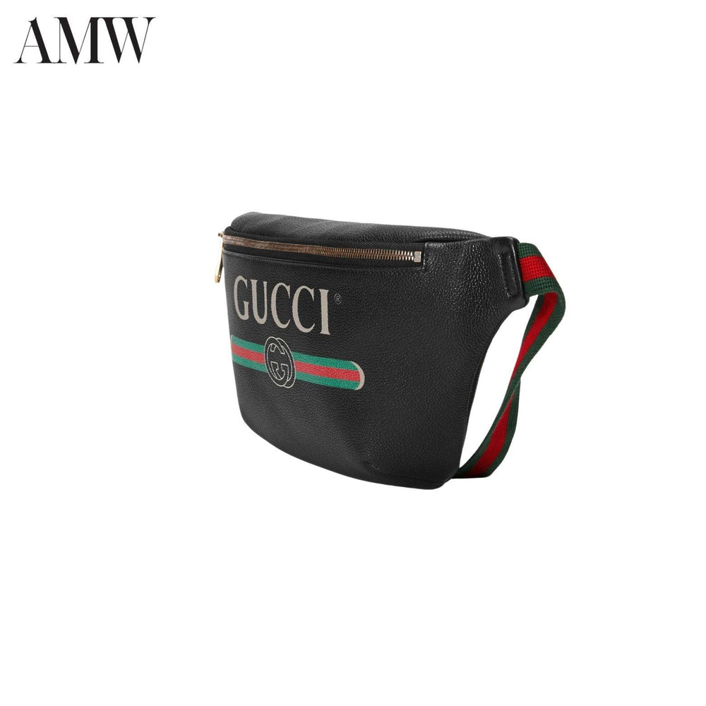 Gucci - Handbag - GUCCI Print Belt Bag - Black - 5277920GCCT8164 - Ask Me Wear