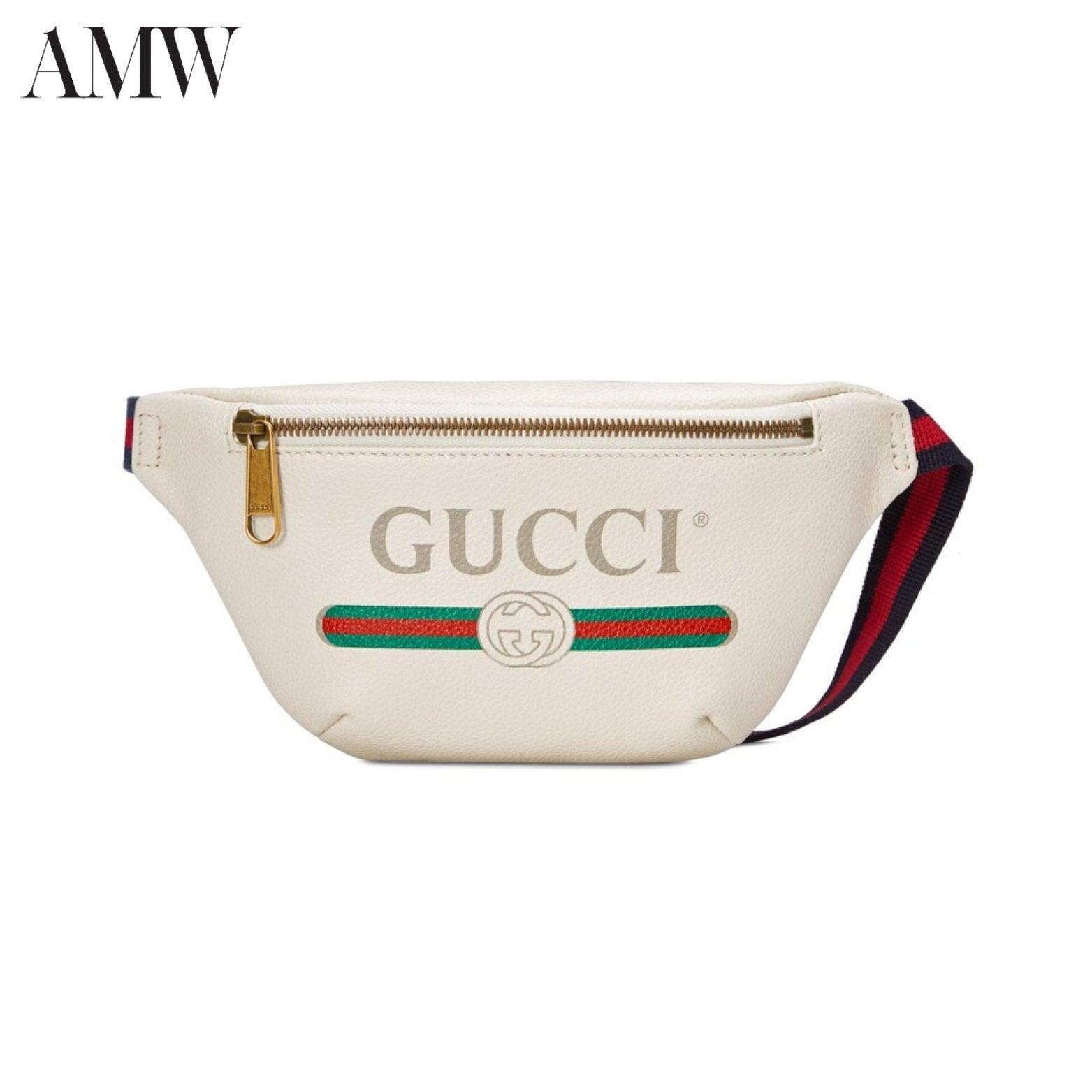 Gucci Print Belt Bag White Ask Me Wear