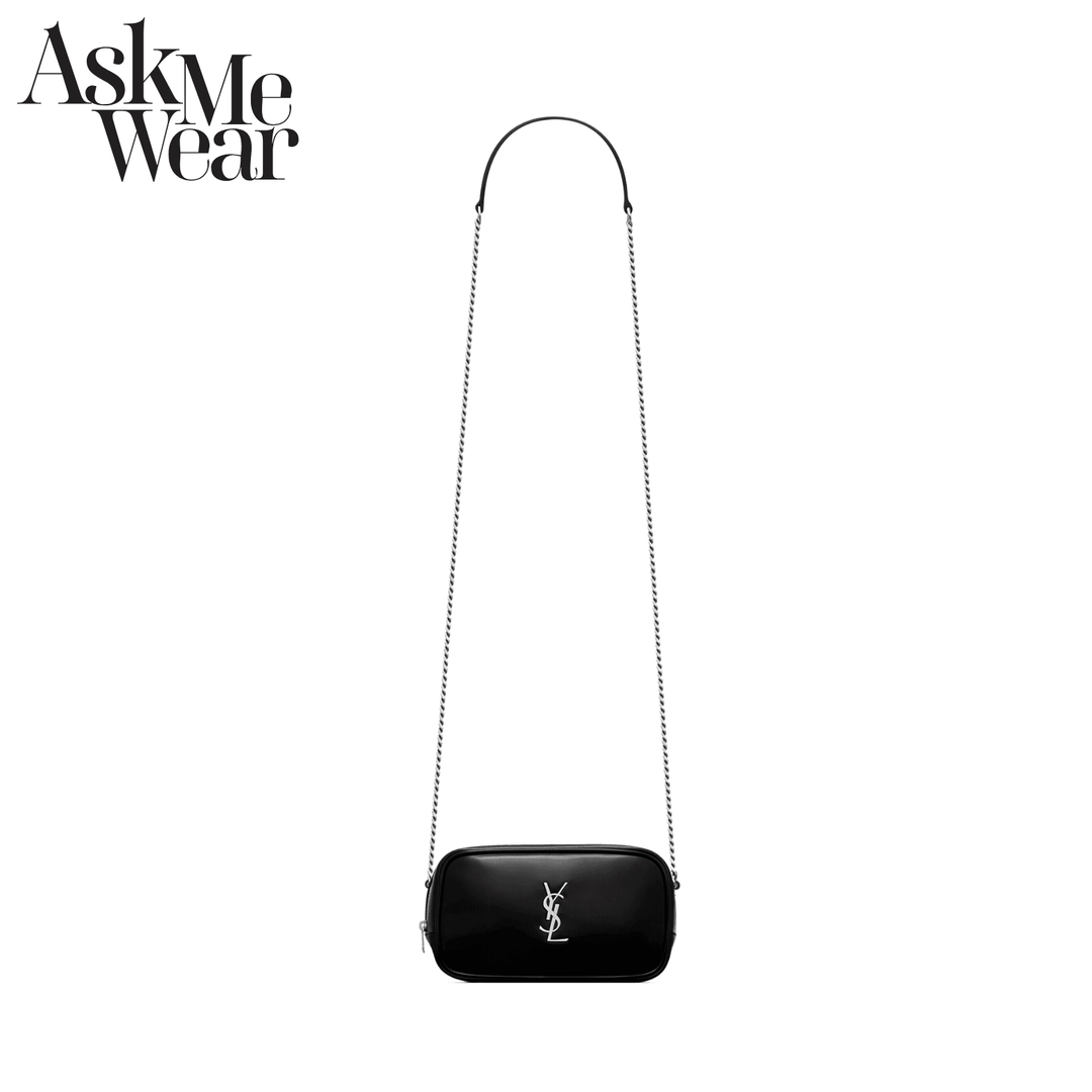 SAINT LAURENT Lou Mini bag in Shiny Canvas - 756837FACCO1000 - Ask Me Wear